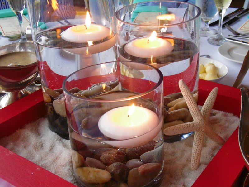 candles on a nice table