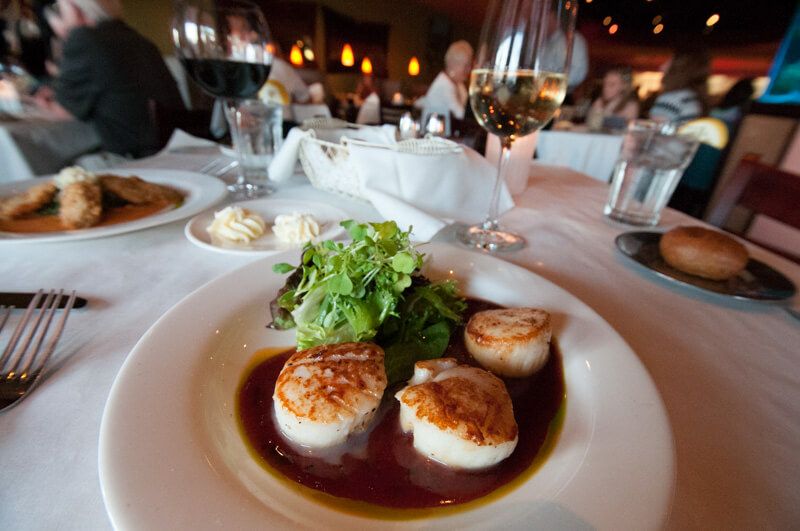 south beach grille scallops